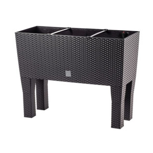 Kadax Donica Skrzynka 60cm Wkład Na Nóżkach Brąz