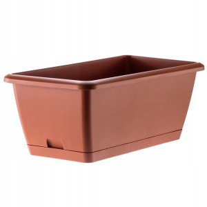Kadax Skrzynka Balkonowa 40cm Doniczka Podstawka