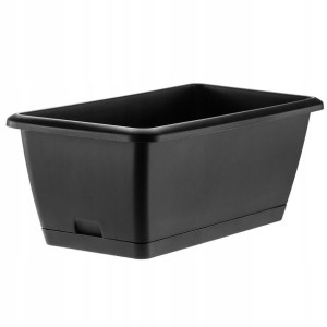 Kadax Skrzynka Balkonowa 40cm Doniczka Podstawka