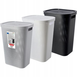 Curver Zestaw Kosz Na Pranie Bieliznę 3x60l
