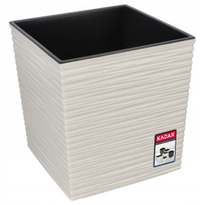 Kadax Doniczka Donica Osłonka Z Wkładem Krem 40cm