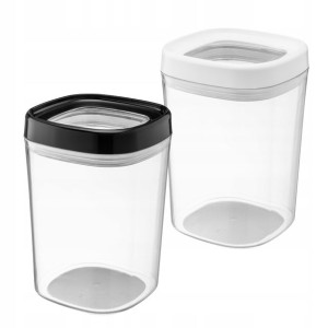 Kadax 2x Pojemnik Na Żywność 1000ml Sypkie Makaron