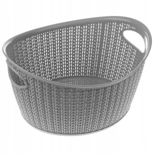 Koszyk Organizer Okrągły Z Uchwytami 9l Kolory