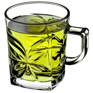 Szklanka Kubek Z Uchem 260ml Do Kawy Herbaty Wzór