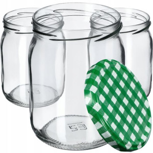 48x Słoiki Słoik 540ml Na Dżem Miód Zakrętka 82mm