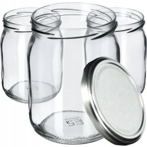 8x Słoiki Słoik 540ml Na Dżem Miód Zakrętka 82mm