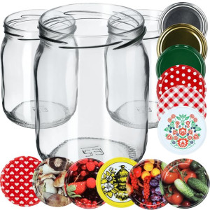 48x Słoiki Słoik 540ml Na Dżem Miód Zakrętka 82mm