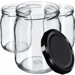 16x Słoiki Słoik 540ml Na Dżem Miód Zakrętka 82mm