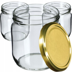 24x Słoik 425ml Słoiki Na Przetwory Zakrętka Fi82