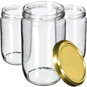 8x Słoik Szklany 720ml Na Przetwory Zakrętki Fi82