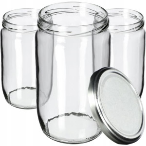 8x Słoik Szklany 720ml Na Przetwory Zakrętki Fi82