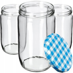 48x Słoik Szklany 720ml Na Przetwory Zakrętki Fi82
