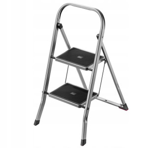 Drabina 2 Schody 150 Kg Stopniowa Domowa Stalowa