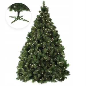 Choinka Sztuczna Jodła 220 Cm Gęsta Piękna Premium