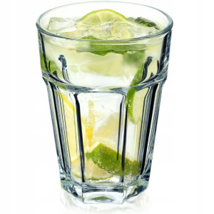Szklanka 370ml Do Napojów Drinków Soku Wody Wysoka