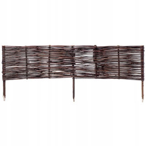 Palisada Wiklinowa Płotek 100x40cm Płot Obrzeże