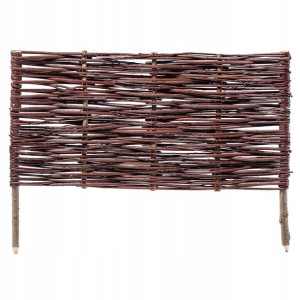 Palisada Wiklinowa Płotek 60x40cm Płot Obrzeże