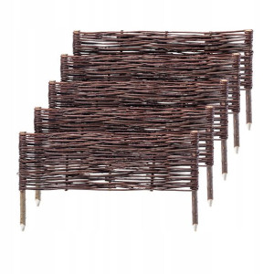 Palisada Wiklinowa Płotek 60x30cm Obrzeże 5szt