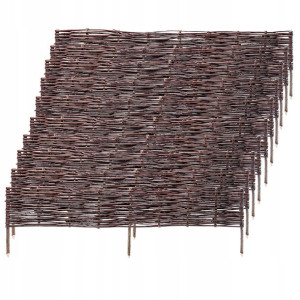 Palisada Wiklinowa Płotek 120x40cm Obrzeże 10szt
