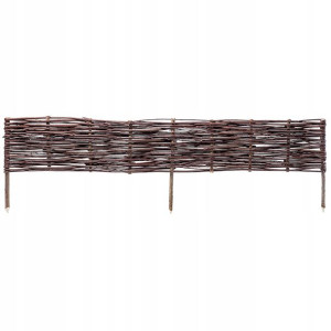 Palisada Wiklinowa Płotek 120x30cm Płot Obrzeże