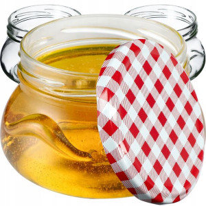10 Szt. Słoik Szklany 300ml Na Dżem + Wieczko Fi82