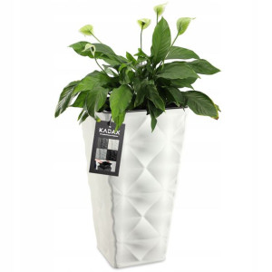 Doniczka Donica Z Wkładem Ogrodowa Biała 75cm