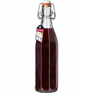 Butelka Szklana Na Nalewkę Sok Wino Korek 0,75l