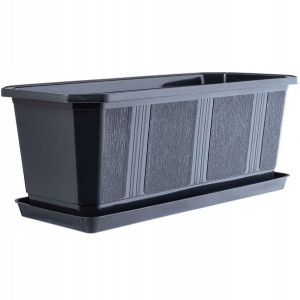 Doniczka Donica Balkonowa Z Podstawką 40cm Kolory