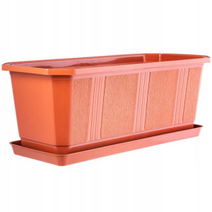 Doniczka Balkonowa Z Podstawką 40cm Kolory