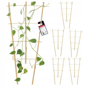 Drabinka Bambusowa Pergola Podpora 60 Cm 5 Szt