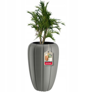 Donica Doniczka Na Kwiaty + Wkład 3d Szara 60cm