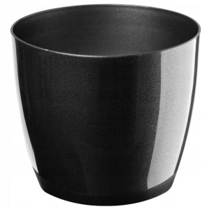 Doniczka Osłonka Na Kwiaty Zioła Grafit 9,5cm