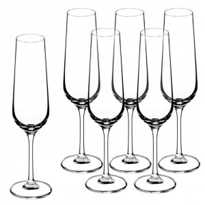 Kieliszki Do Szampana Komplet 6 Szt 200ml