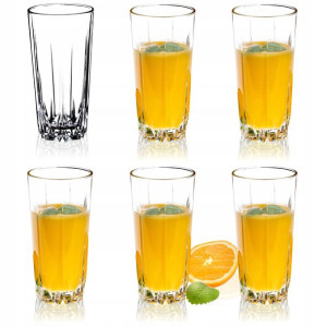 Szklanki Szklanka Drinkówka Literatka 6szt 330ml