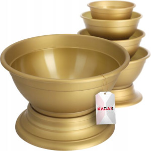 Doniczka Misa Miska Do Chryzantem 26 Cm Złota