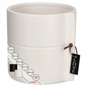 Doniczka Osłonka Donica Ceramiczna Kolory 17cm