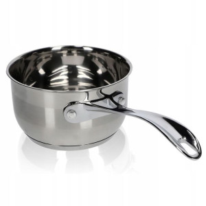 Rondelek Stalowy Garnek Z Rączką 15 Cm 1,2 L