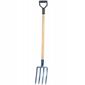 Widły Do Kopania 4-zębne Drewniany Trzonek 130 Cm