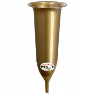 Wazon Flakon Na Cmentarz Grób Nagrobek Złoty 23cm