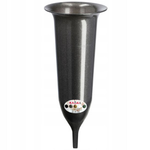 Wazon Flakon Na Cmentarz Grób Nagrobek Grafit 23cm