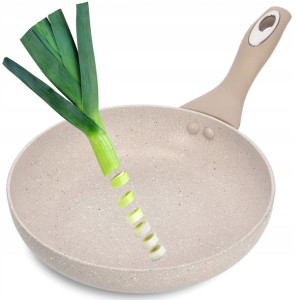 Patelnia Indukcyja Głęboka Nieprzywierająca 22 Cm