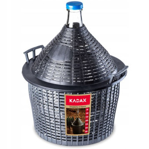 Balon Butla Gąsior Na Wino W Koszu Z Zakrętką 20 L