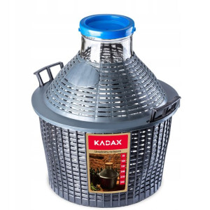 Balon Butla Gąsior Na Wino W Koszu Z Zakrętką 5 L