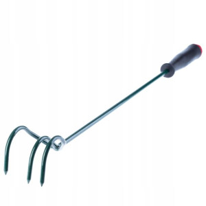 Spulchniacz Kultywator Gleby Ręczny Ogrodowy 63cm