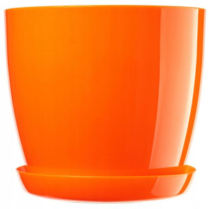 Doniczka Osłonka Z Podstawką Donica Kolory 16cm