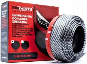 Uniwersalna Dokładka Zderzaka 2,5m Spoiler Carbon
