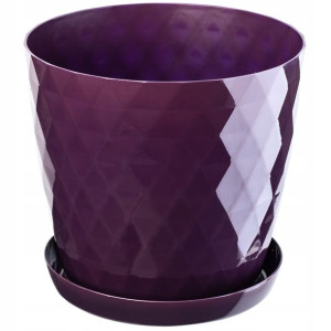 Doniczka Osłonka Z Podstawką Donica 14cm 9x Kolor