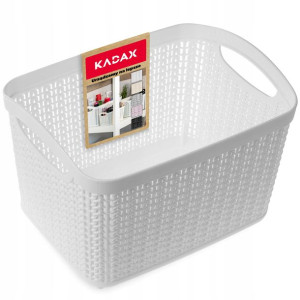 Koszyk Plastikowy Pudełko Pojemnik 6,6l Kolory