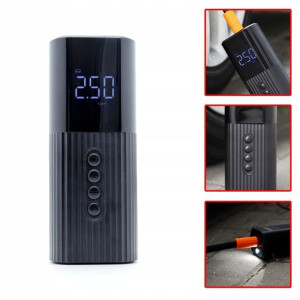 Kompresor Samochodowy Pompka Sprężarka 12v Led Lcd