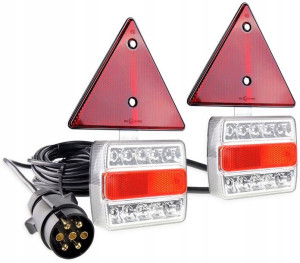 Tylne Lampy Led Na Magnes Do Przyczepki 7,5m E4